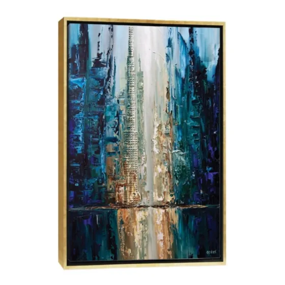 Infinite Reflection Abstract Canvas Framed Art-Kirkland's Home Store