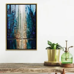 Infinite Reflection Abstract Canvas Framed Art-Kirkland's Home Store