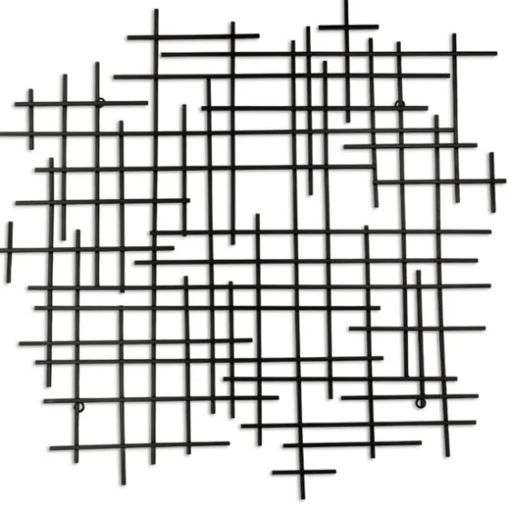 Inigo Abstract Linear I Wall Plaque-Kirkland's Home Cheap