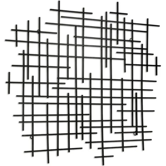 Inigo Abstract Linear I Wall Plaque-Kirkland's Home Cheap