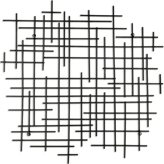 Inigo Abstract Linear I Wall Plaque-Kirkland's Home Cheap