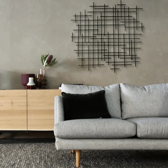 Inigo Abstract Linear I Wall Plaque-Kirkland's Home Cheap