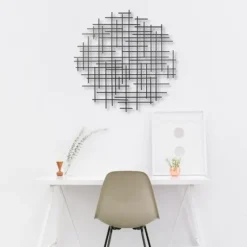 Inigo Abstract Linear Ii Wall Plaque-Kirkland's Home Shop