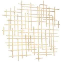 Inigo Abstract Linear Wall Plaque-Kirkland's Home Fashion