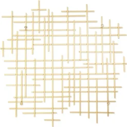 Inigo Abstract Linear Wall Plaque-Kirkland's Home Fashion
