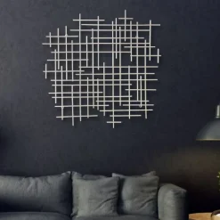 Inigo Abstract Linear Wall Plaque-Kirkland's Home Fashion