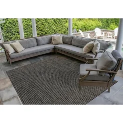 Intertwined Santal Outdoor Area Rug, 6X9-Kirkland's Home Best Sale