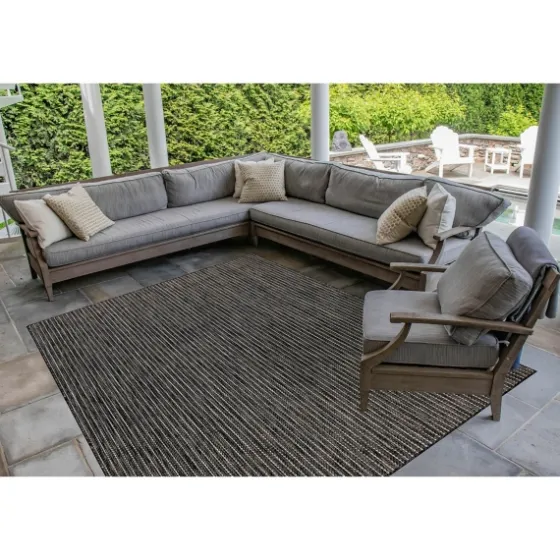 Intertwined Santal Outdoor Area Rug, 6X9-Kirkland's Home Best Sale