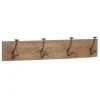 Intricate Carved Diamond Wood Wall Hooks-Kirkland's Home Shop