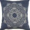 Intricate Medallion Navy And Cream Pillow-Kirkland's Home New
