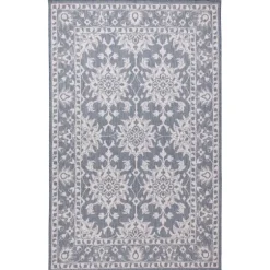 Irene Blue Daffodil Outdoor Area Rug, 7X9-Kirkland's Home Cheap