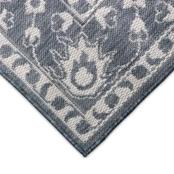 Irene Blue Daffodil Outdoor Area Rug, 7X9-Kirkland's Home Cheap