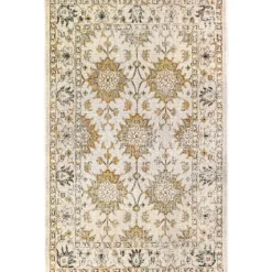 Irene Yellow Daffodil Outdoor Area Rug, 4X7-Kirkland's Home Outlet