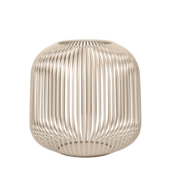 Irma Beige Steel Large Open Rods Lantern-Kirkland's Home Fashion