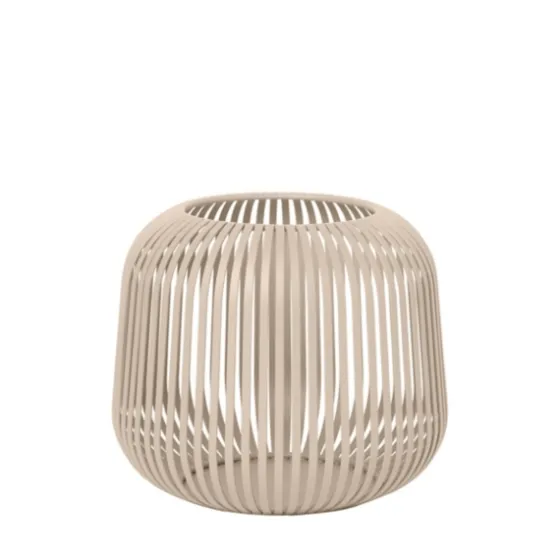 Irma Beige Steel Medium Open Rods Lantern-Kirkland's Home Outlet