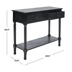 Irma Textured Drawers Console Table-Kirkland's Home Fashion