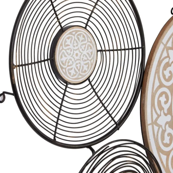 Iron And Wood Layered Plates Wall Plaque-Kirkland's Home New