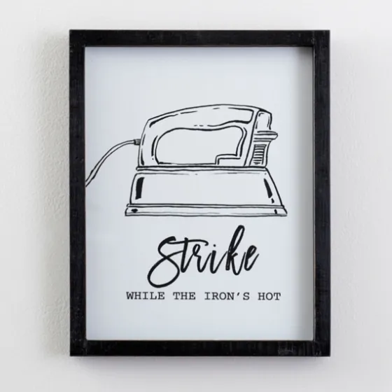 Iron Funny Laundry Room Wall Plaque-Kirkland's Home Cheap