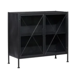 Iron X-Panel Cabinet-Kirkland's Home Discount