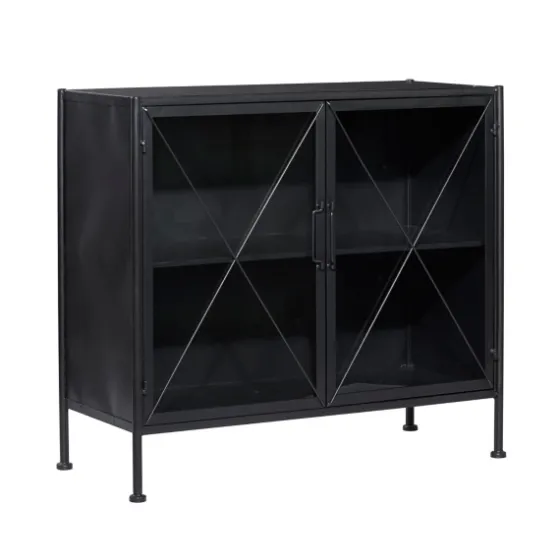 Iron X-Panel Cabinet-Kirkland's Home Discount