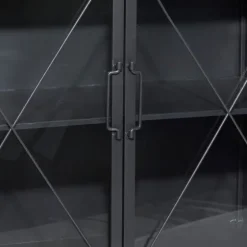 Iron X-Panel Cabinet-Kirkland's Home Discount