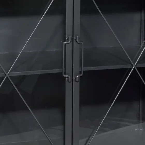 Iron X-Panel Cabinet-Kirkland's Home Discount