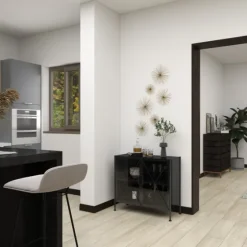 Iron X-Panel Cabinet-Kirkland's Home Discount