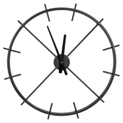 Isaac Black Modern Wall Clock-Kirkland's Home Shop