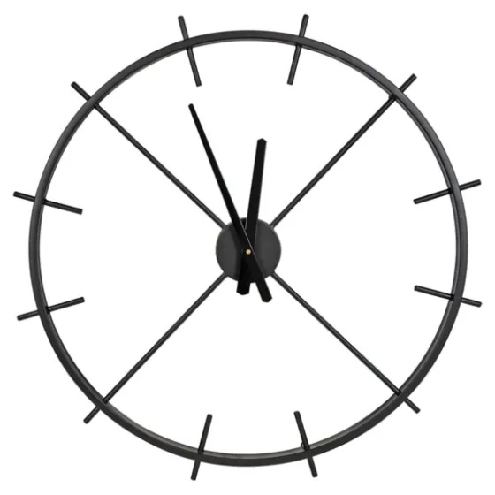 Isaac Black Modern Wall Clock-Kirkland's Home Shop