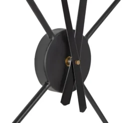 Isaac Black Modern Wall Clock-Kirkland's Home Shop