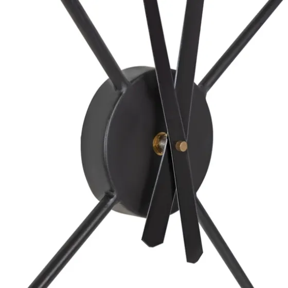 Isaac Black Modern Wall Clock-Kirkland's Home Shop