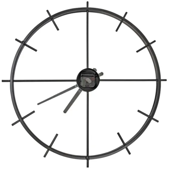 Isaac Black Modern Wall Clock-Kirkland's Home Shop