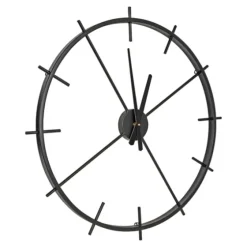 Isaac Black Modern Wall Clock-Kirkland's Home Shop