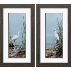 Island Egret Framed Art Prints, Set Of 2-Kirkland's Home Clearance