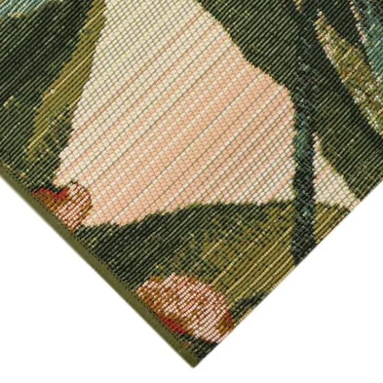 Island Leaf Outdoor Rug, 4X7-Kirkland's Home Discount
