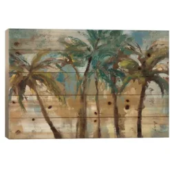 Island Morning Palms Wood Art Print-Kirkland's Home Flash Sale