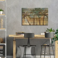 Island Morning Palms Wood Art Print-Kirkland's Home Flash Sale