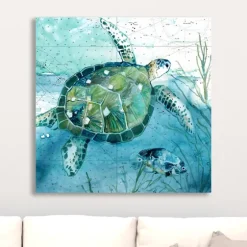 Island Swim I Giclee Canvas Art Print-Kirkland's Home Store