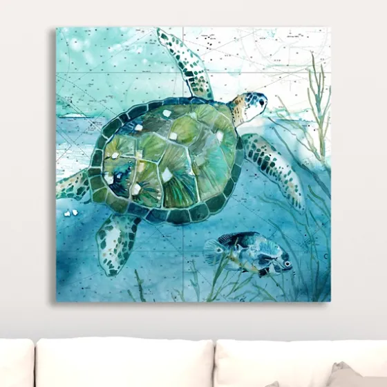 Island Swim I Giclee Canvas Art Print-Kirkland's Home Store