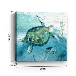 Island Swim I Giclee Canvas Art Print-Kirkland's Home Store