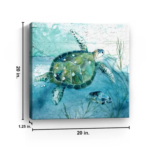 Island Swim I Giclee Canvas Art Print-Kirkland's Home Store