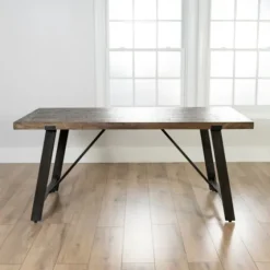 Ivan Wood And Metal Dining Table-Kirkland's Home Best Sale