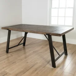 Ivan Wood And Metal Dining Table-Kirkland's Home Best Sale