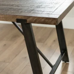 Ivan Wood And Metal Dining Table-Kirkland's Home Best Sale