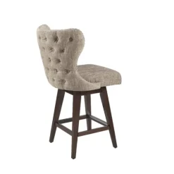 Ivey High Wingback Swivel Counter Stool-Kirkland's Home Outlet