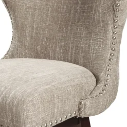 Ivey High Wingback Swivel Counter Stool-Kirkland's Home Outlet