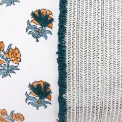 Ivory & Multicolor Botanical Lumbar Pillow-Kirkland's Home Shop