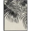 Ivory And Black Palms Canvas Art Print-Kirkland's Home Clearance