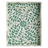 Ivory And Clover Mosaic Capiz Shell Tray, 15 In.-Kirkland's Home Best Sale
