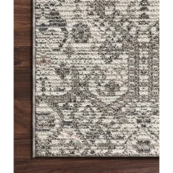 Ivory And Gray Column Outdoor Area Rug, 5X7-Kirkland's Home Hot